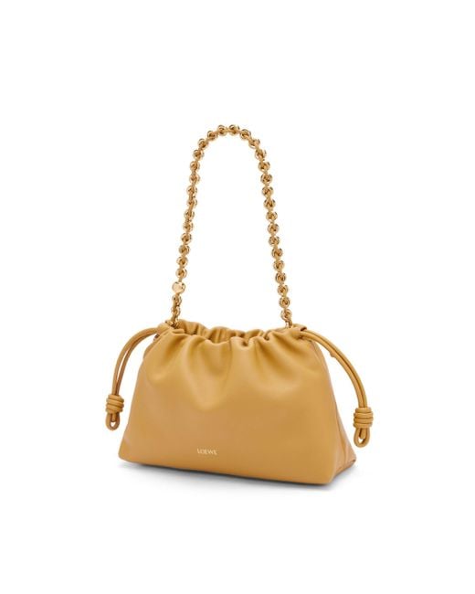 Loewe Natural Flamenco Medium Drawstring Shoulder Bag