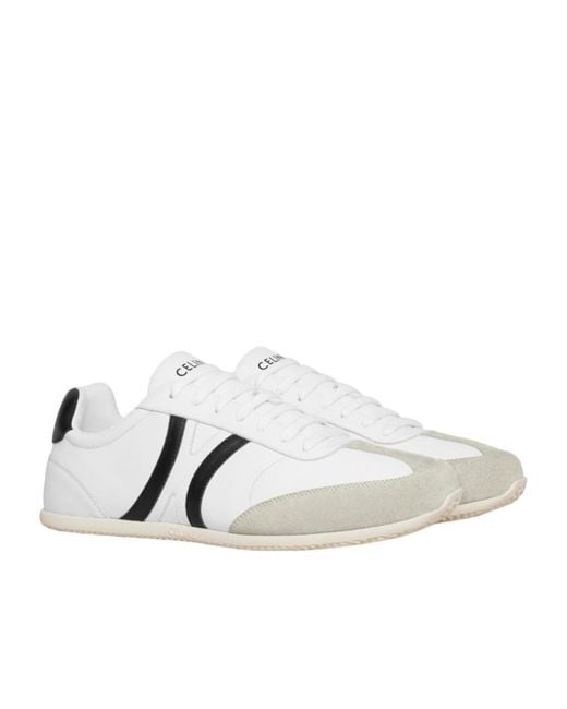 Céline Metallic Jogger Low Lace-Up Sneaker With Triomphe Signature for men