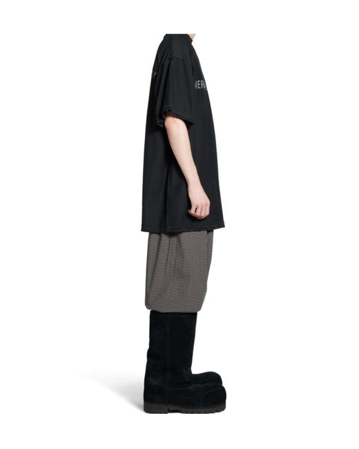 ●送料込●BALENCIAGA●INTERNAL USE ONLY INSIDE-OUT Tシャツ Balenciaga Internal Use Only Inside-Out Oversized T-Shirt