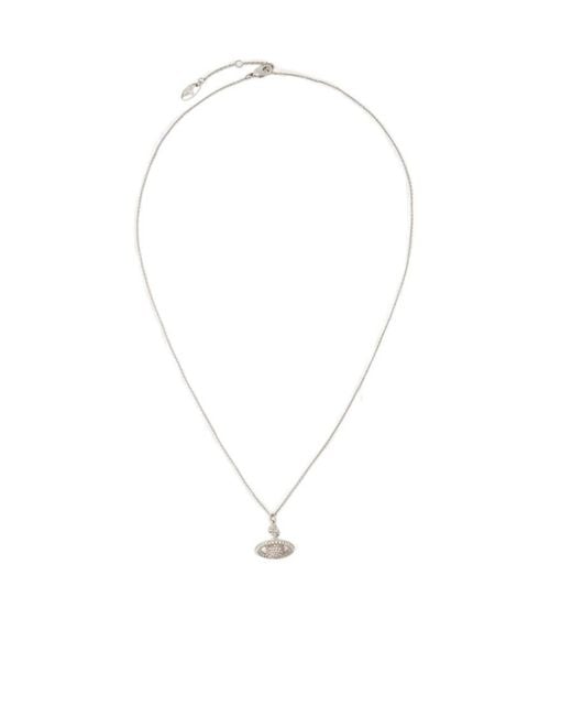 Vivienne Westwood White Pendant Necklace