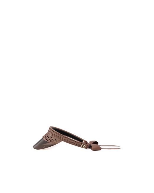 Dior Brown Eyewear Very V1U Bow-Detailed Visors