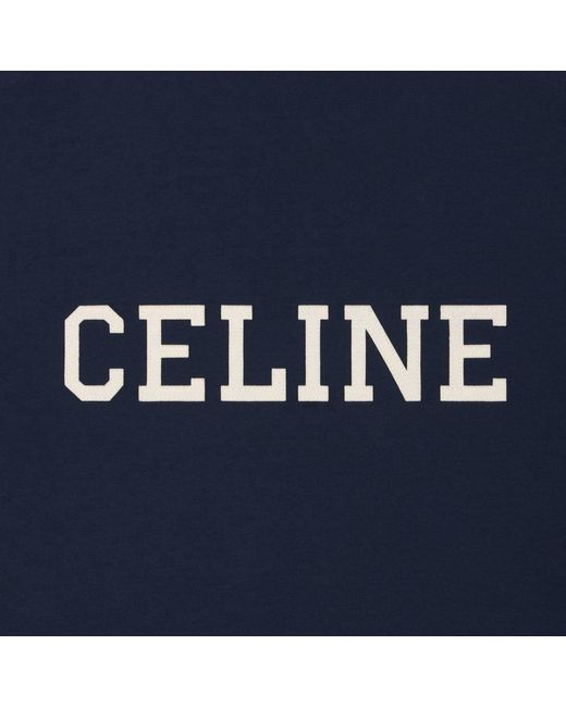 Céline Blue Regular T-Shirt for men