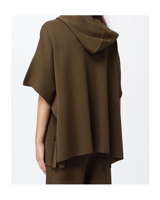 Max Mara Green Loose Crêpe Cardigan