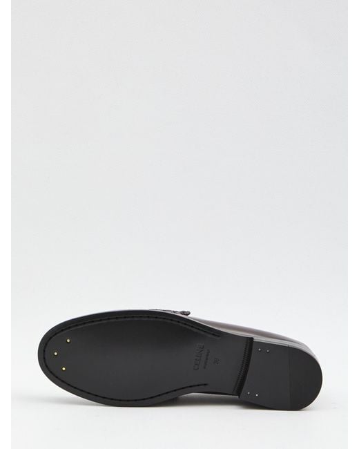 Céline Black Luco Triomphe Loafer