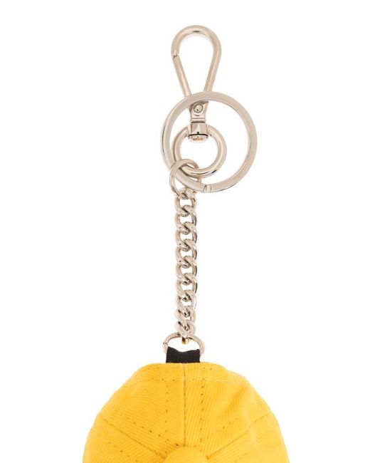 DSquared² Metallic Baseball Cap Pendant Be Icon Keyring