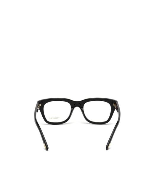 Tom Ford White Eyewear Square Frame Glasses for men