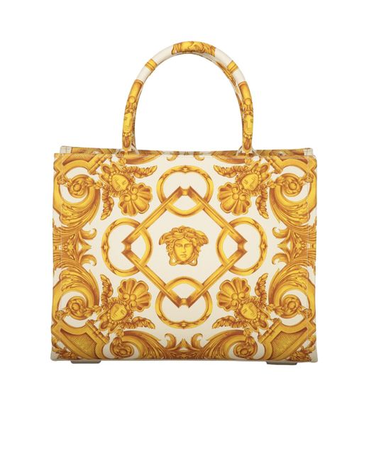 Versace Metallic Medusa Barocco Top Handle Bag