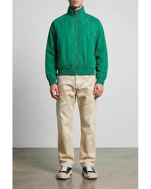 Willy Chavarria Green Ruff Rider Track Jacket for men