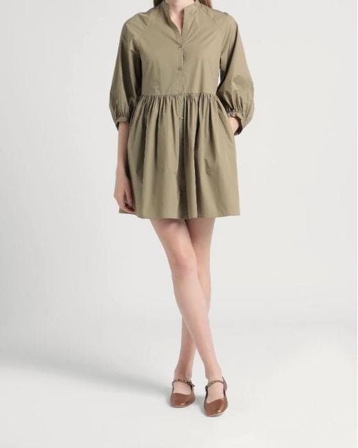 MAX&Co. Natural Shirt Dresses