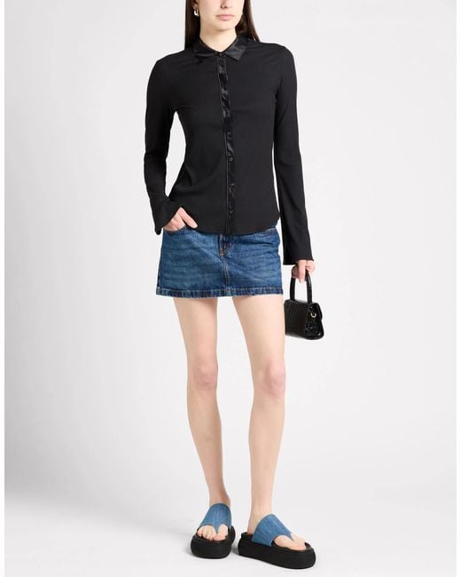 DIESEL Blue Denim Midi Skirt