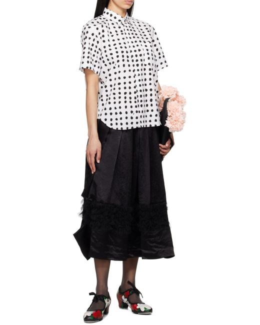Comme des Garçons Black Elastic Waist Skirt