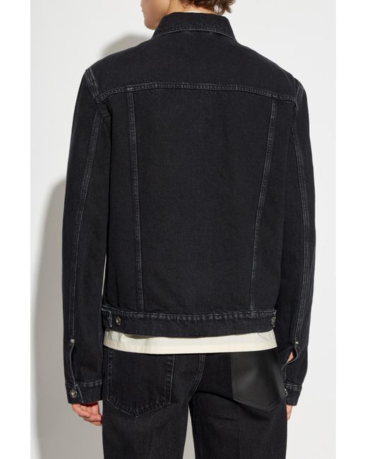 Lanvin Black Denim Jackets for men