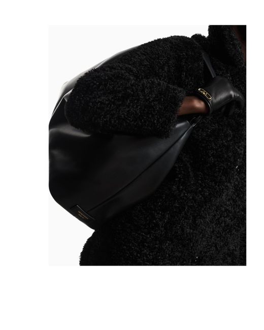 Emporio Armani Black Oversized Hobo Bag