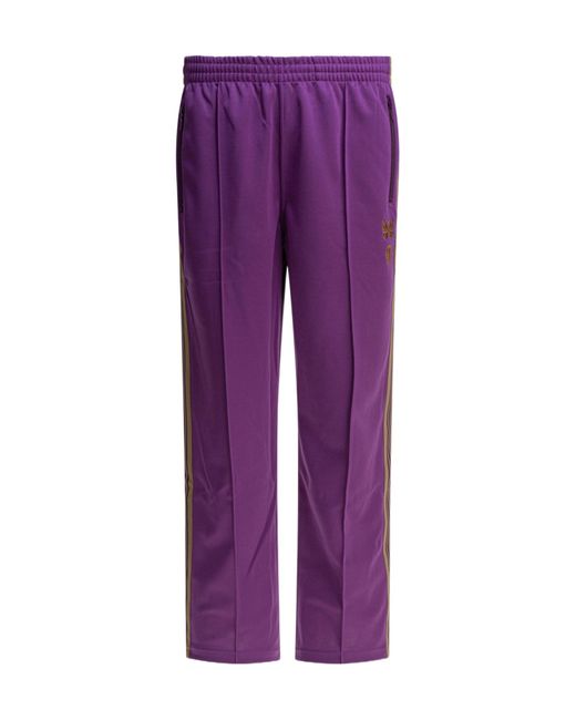 Needles Purple X Kae Tanaka Striped Track Pants for men