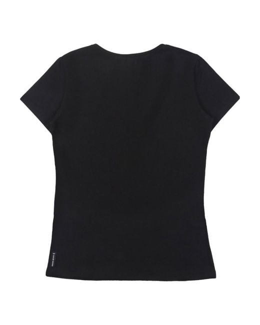 Armani Jeans Black V-Neck Short-Sleeved T-Shirt