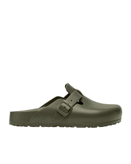 Birkenstock Green Boston Eva Slippers for men
