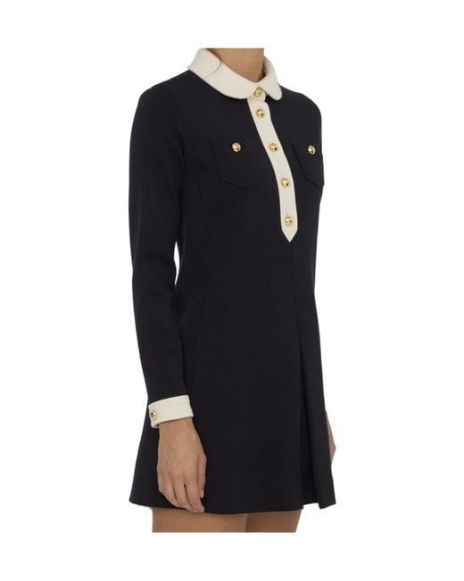 Céline Black Wool Dress