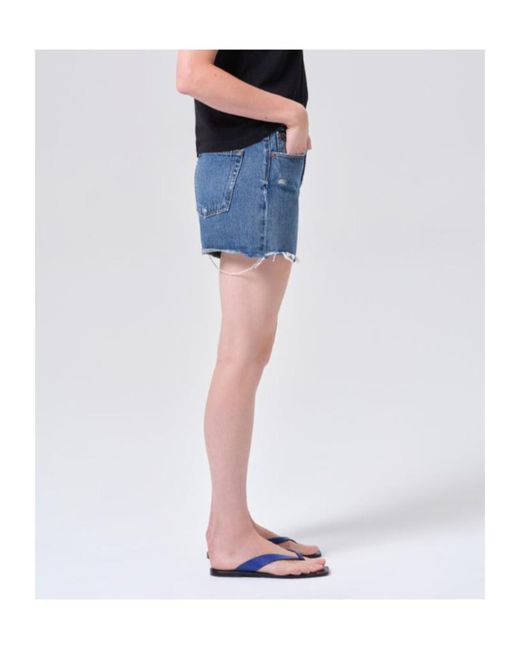 Agolde Blue Parker Ong Short