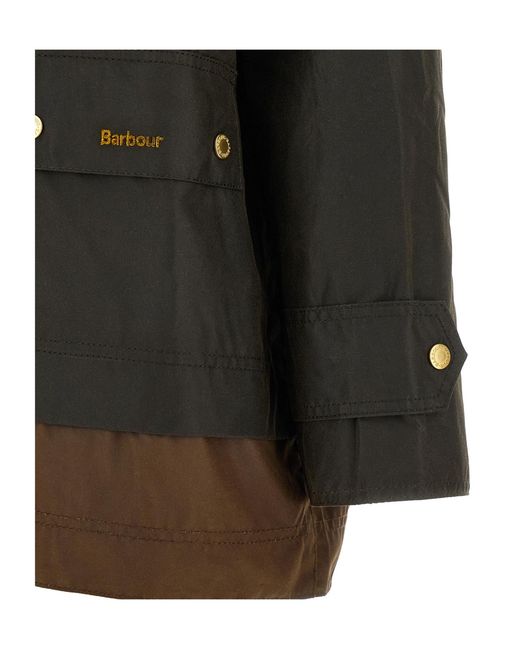 Barbour Black Long-Sleeve Casual Jacket