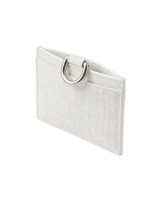 Gucci White Gg Card Case for men