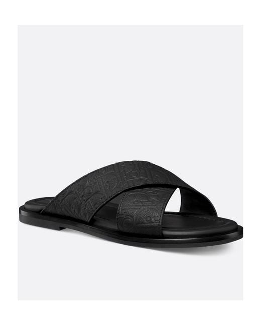 Dior Black Alias Sandal for men