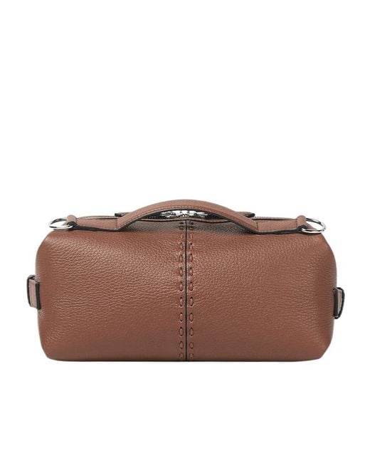 Fendi Brown Selleria Siesta Small Messenger Bag for men