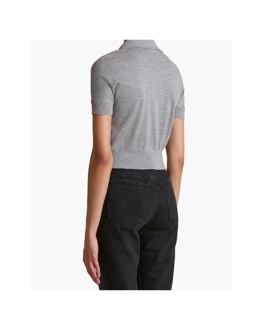 Khaite Gray Morgane Top