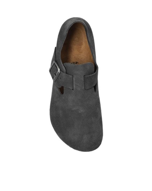 Birkenstock Black Flat Business-Casual Shoes for men