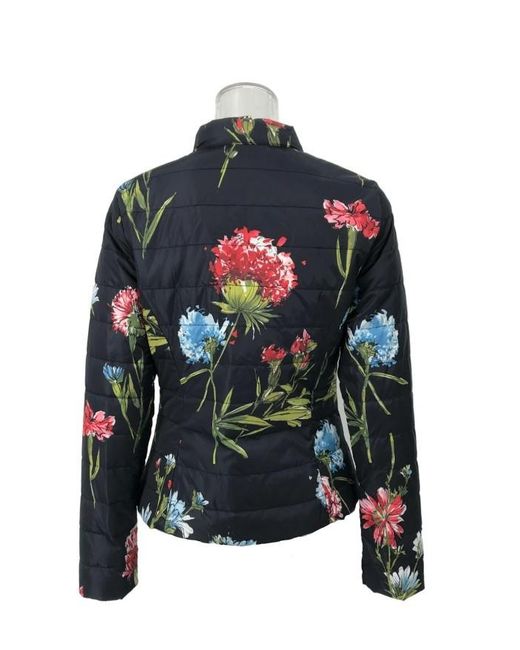 Max Mara Multicolor Long-Sleeved Down Jacket