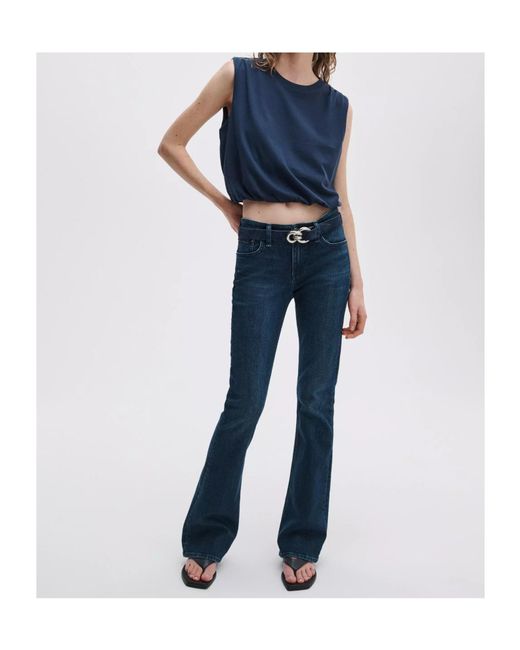 Rag & Bone Blue Belt Loop Jeans