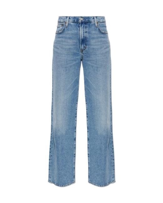Agolde Blue Harper Straight Jean (Weightless Stretch)