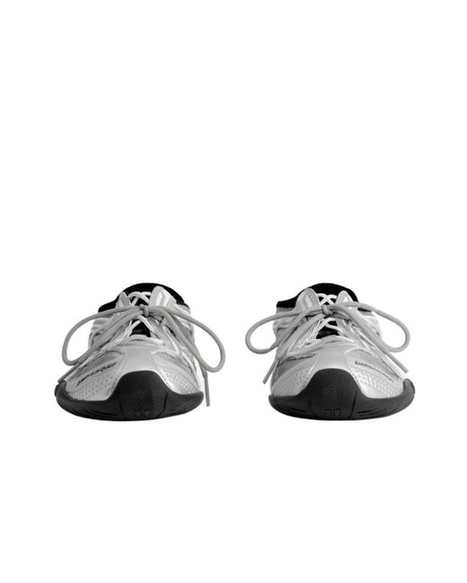 Balenciaga White Radar Slip-On Sneakers
