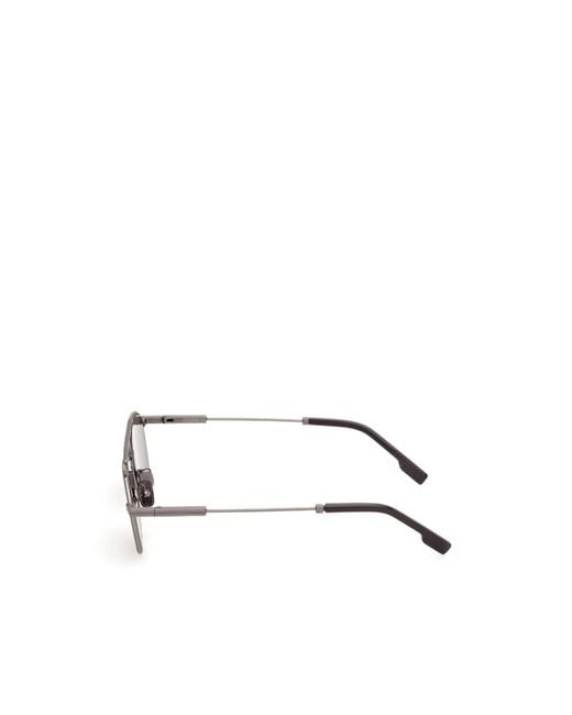 Zegna Multicolor Pilot Frame Sunglasses for men