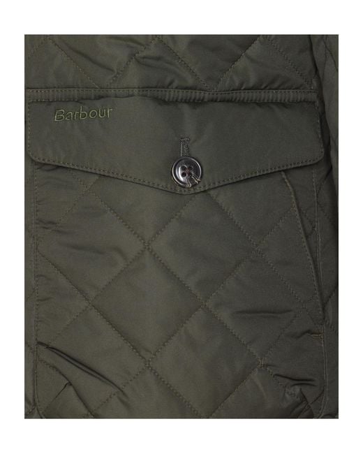 Barbour Green Quilted Jacket for men