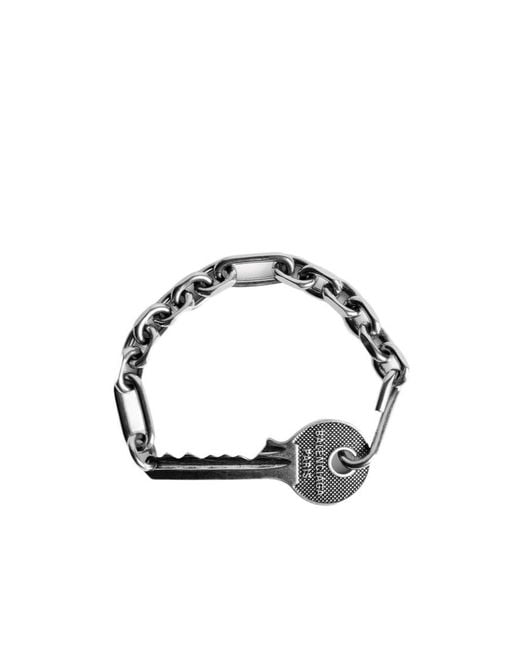 Balenciaga White Neverlost Bracelet for men
