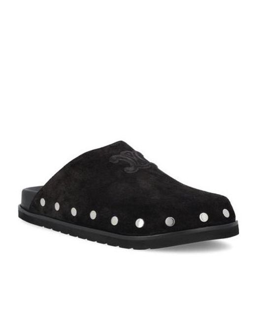 Céline Black Pitea Triomphe Mule for men