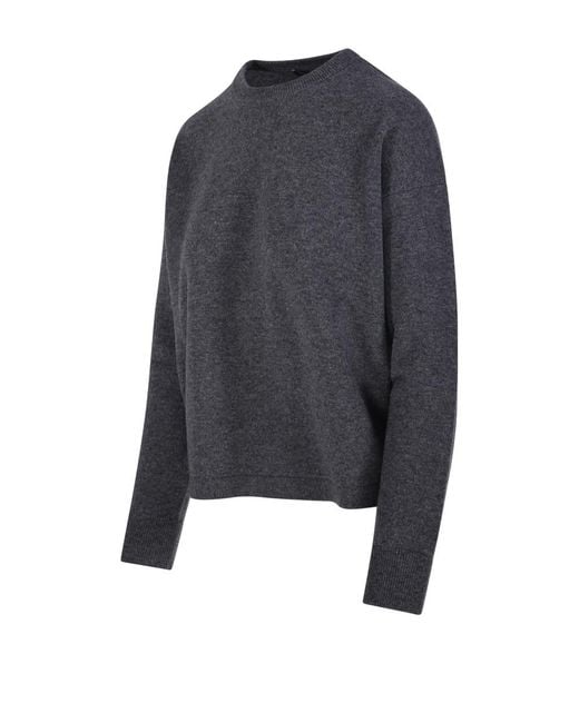 Max Mara Gray Smmnebbie Crewneck Knitted Jumper