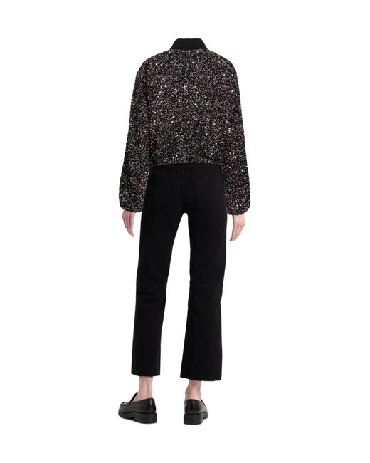 Rag & Bone Black Colorful Tweed Jacket
