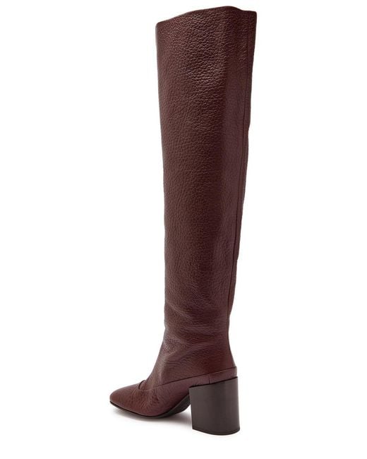 Dries Van Noten Brown Casual Leather High Boots
