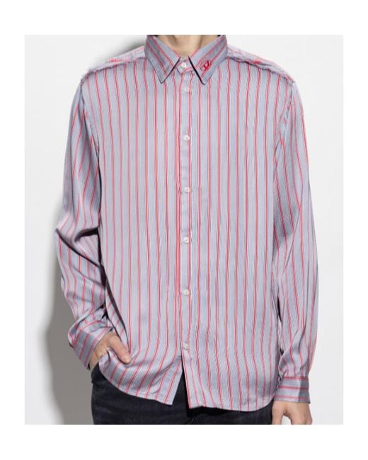 DIESEL Purple Shirt S-Klab for men