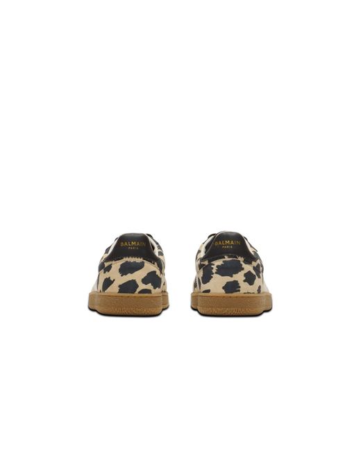 Balmain Brown Swan Sports Shoes