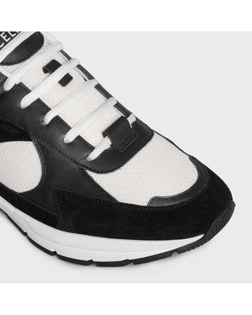 Céline Black Runner Cr-03 Low Lace-Up Sneaker for men