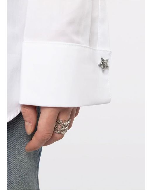 Zadig & Voltaire White Straight-Cut Shirt