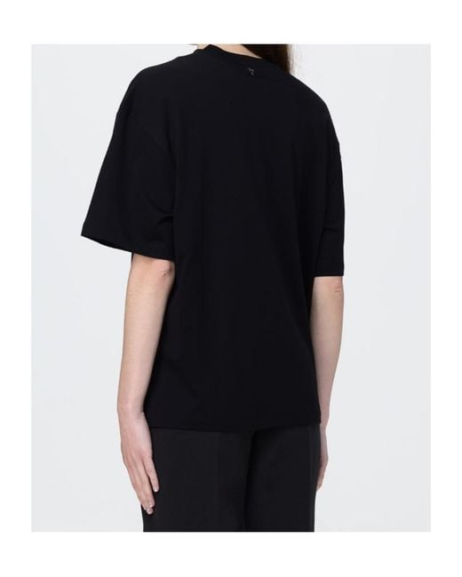 Dondup Black Logo Oversized T-Shirt