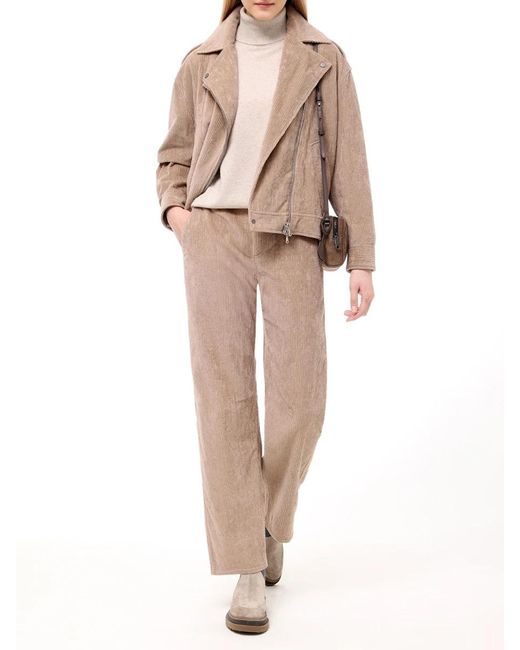 Brunello Cucinelli Natural Waistband Casual Pants