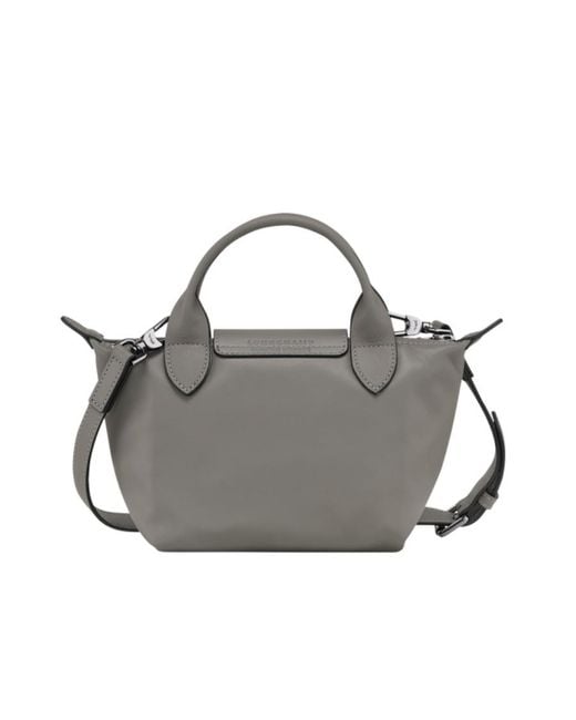 Longchamp Gray Le Pliage Xtra Xs Handbag