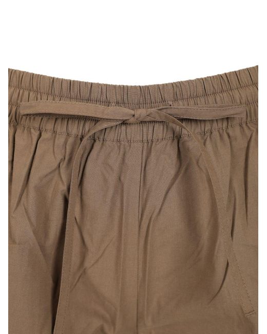 Matteau Natural Drawstring Shorts