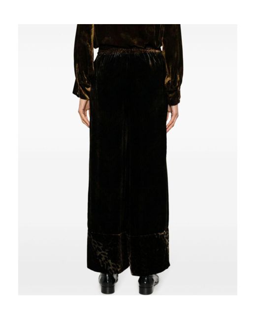 Pierre Louis Mascia Black Elastic Waist Casual Pants