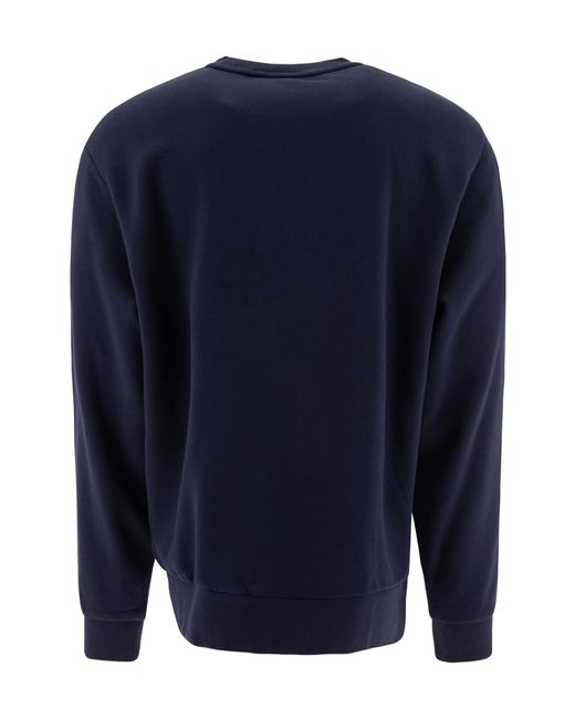 Carhartt Blue Script Embroidered Crewneck Sweatshirt for men