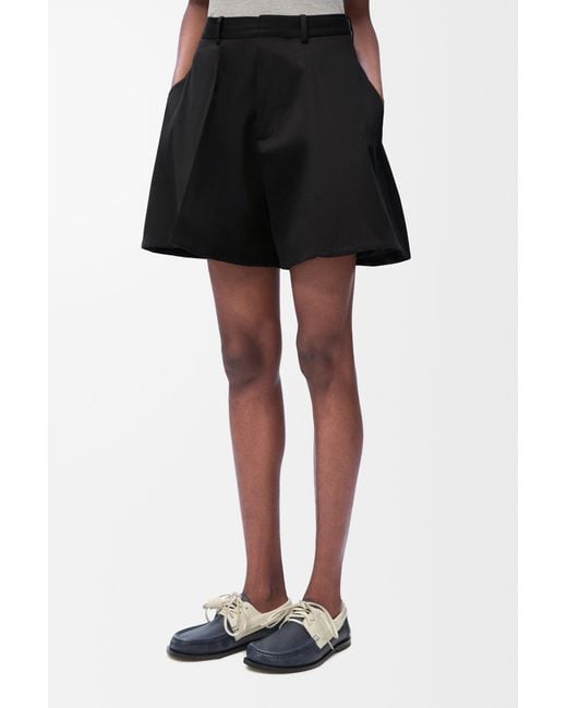 Loewe Black Trapeze Shorts